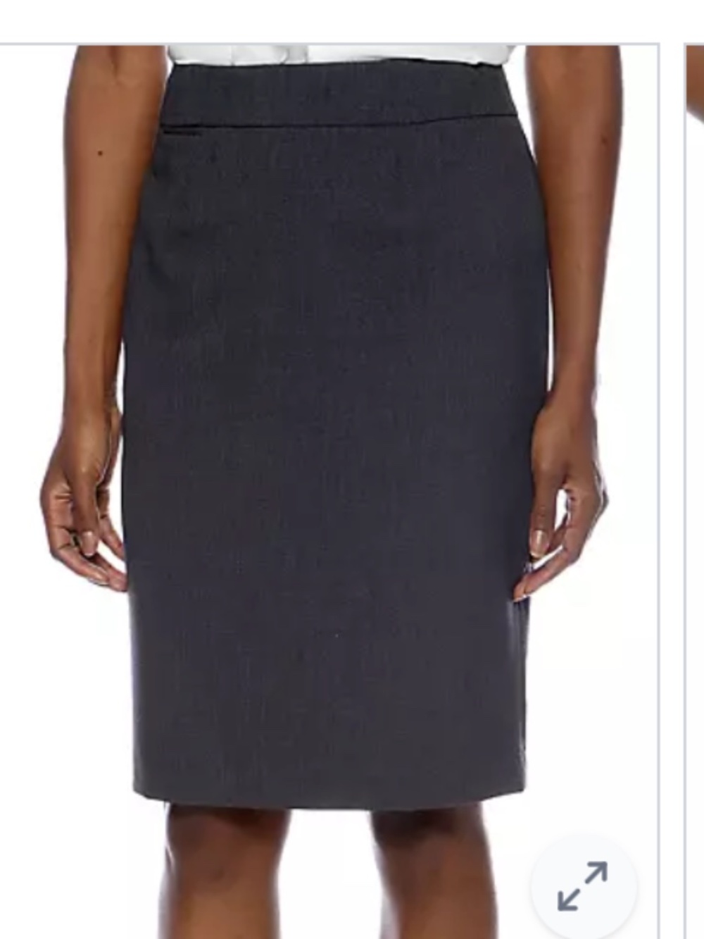 Calvin Klein/High Rise Luxe Stretch Pencil Skirt/Navy/Sz 2/NWT